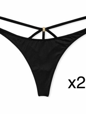 Bundle of 2 NWT Victoria's Secret VERY SEXY So Obsessed Strappy Thong Panty